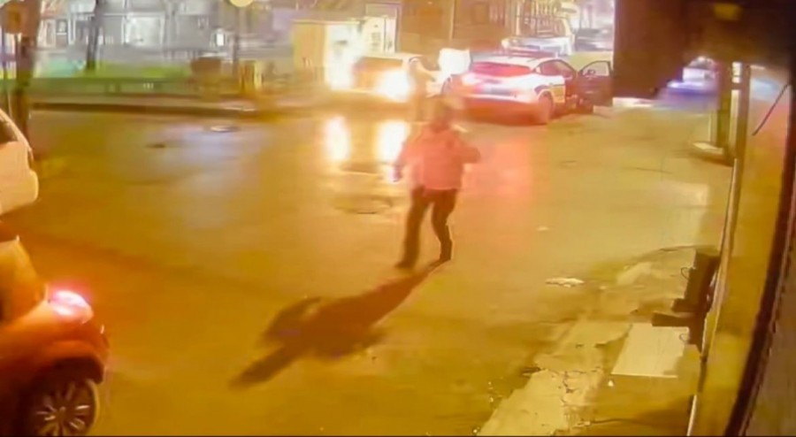 Bursa'da uygulama yapan trafik