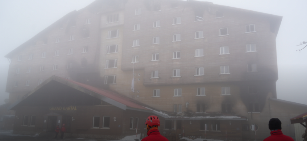 Bolu'da Kartalkaya Kayak Merkezi'ndeki