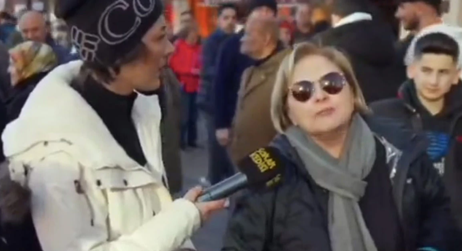 Sokak röportajında kullandığı ifadeler