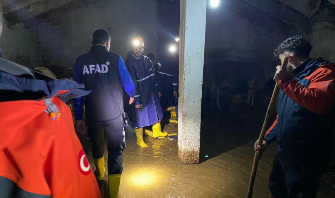 Ağrı’nın Kazımkarabekir Mahallesi’nde karların