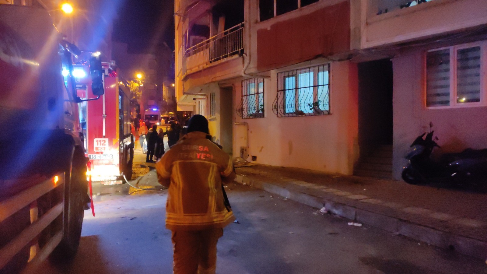 Gece yarısı yangın paniği