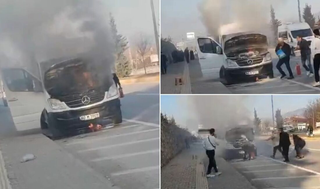Tokat’ta seyir halindeki bir
