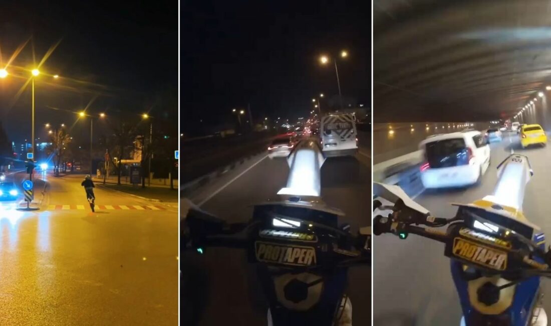 Bursa'da motosiklet sürücüsü Y.E.A,