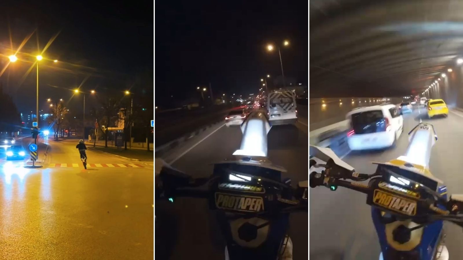 Trafiği tehlikeye atan motosikletli yakalandı