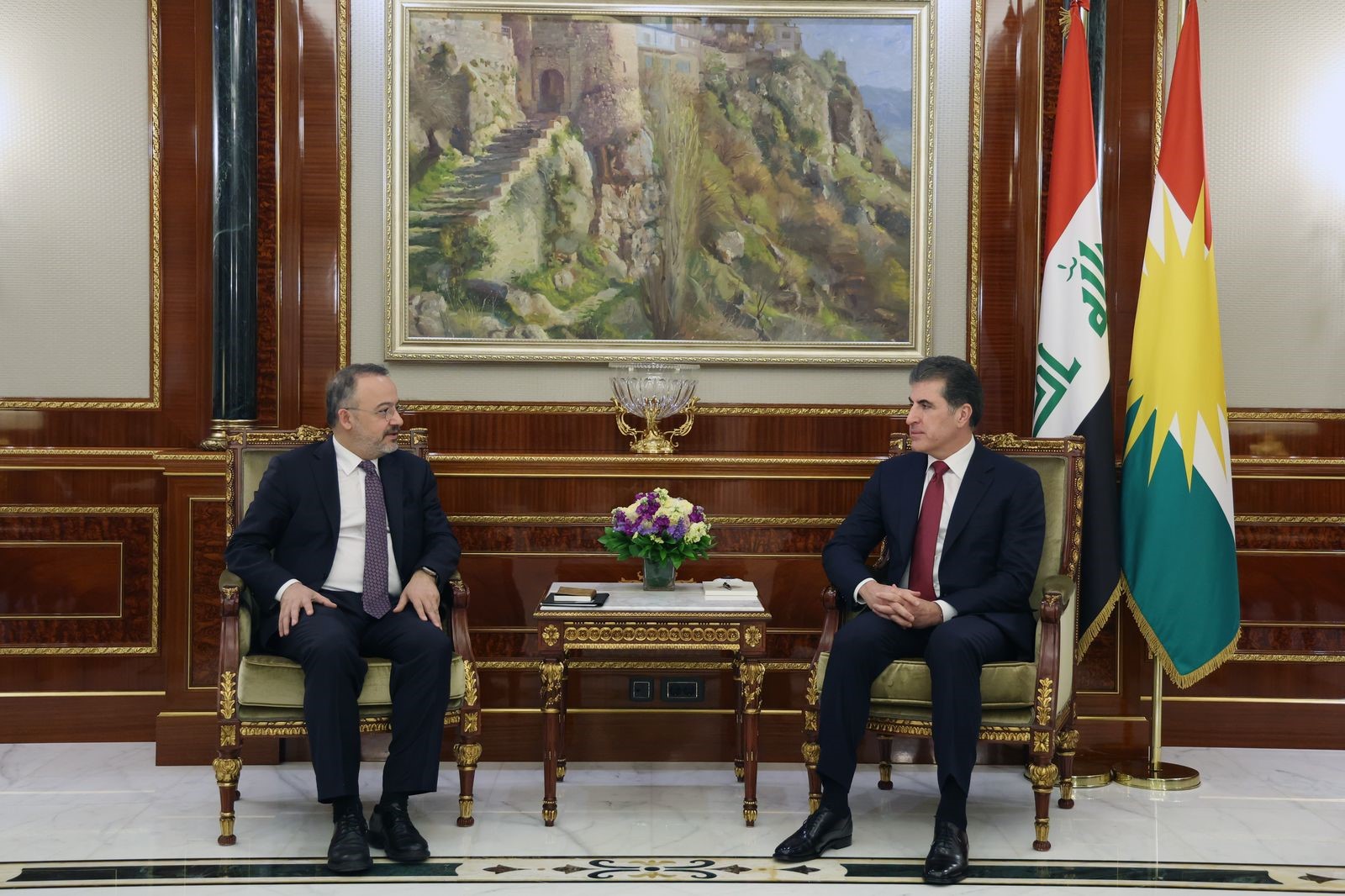 Dışişleri Bakan Yardımcısı Yılmaz, IKBY Başkanı Barzani ile görüştü