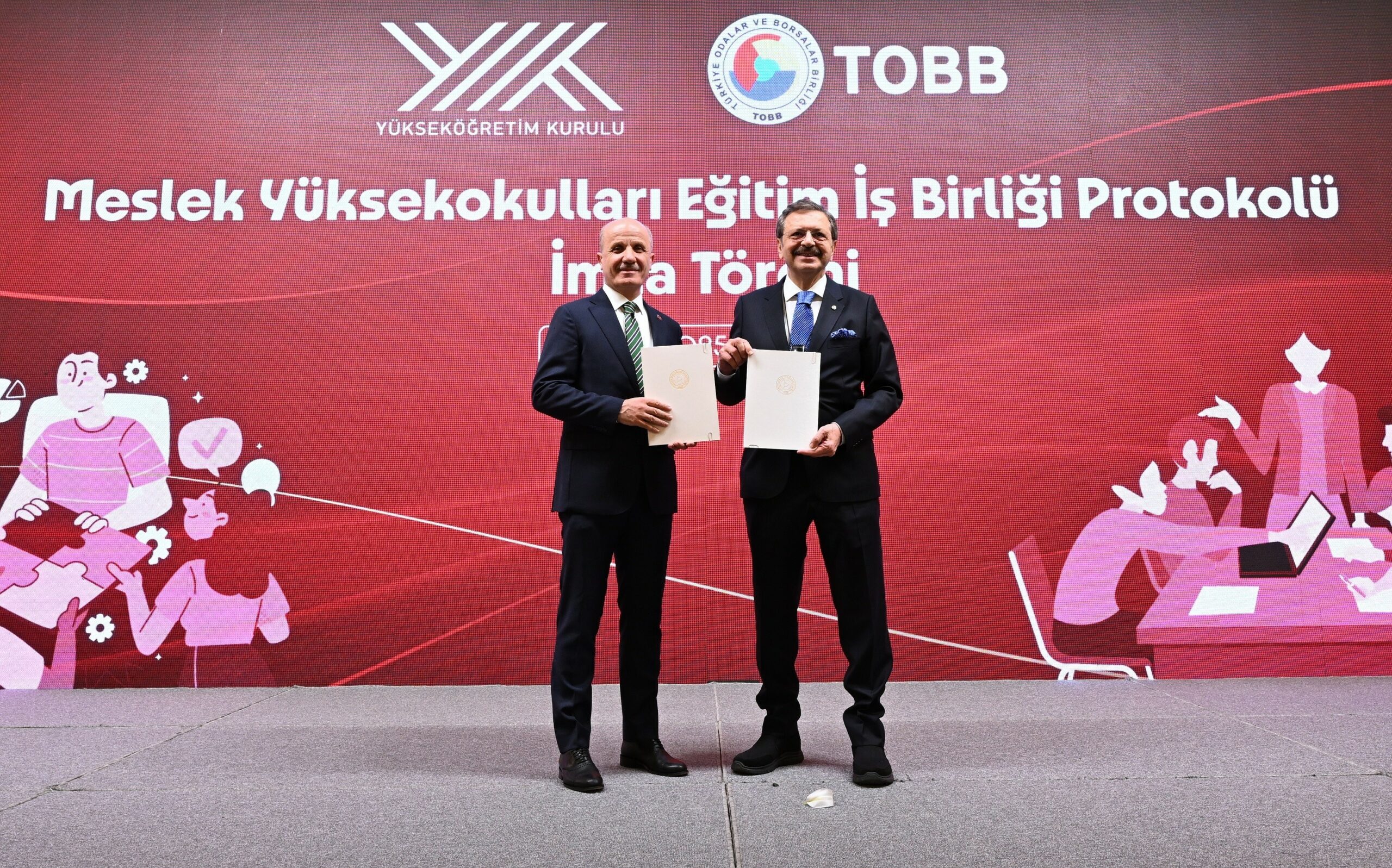 Mesleki eğitimi güçlendirmek için TOBB ve YÖK’ten iş birliği