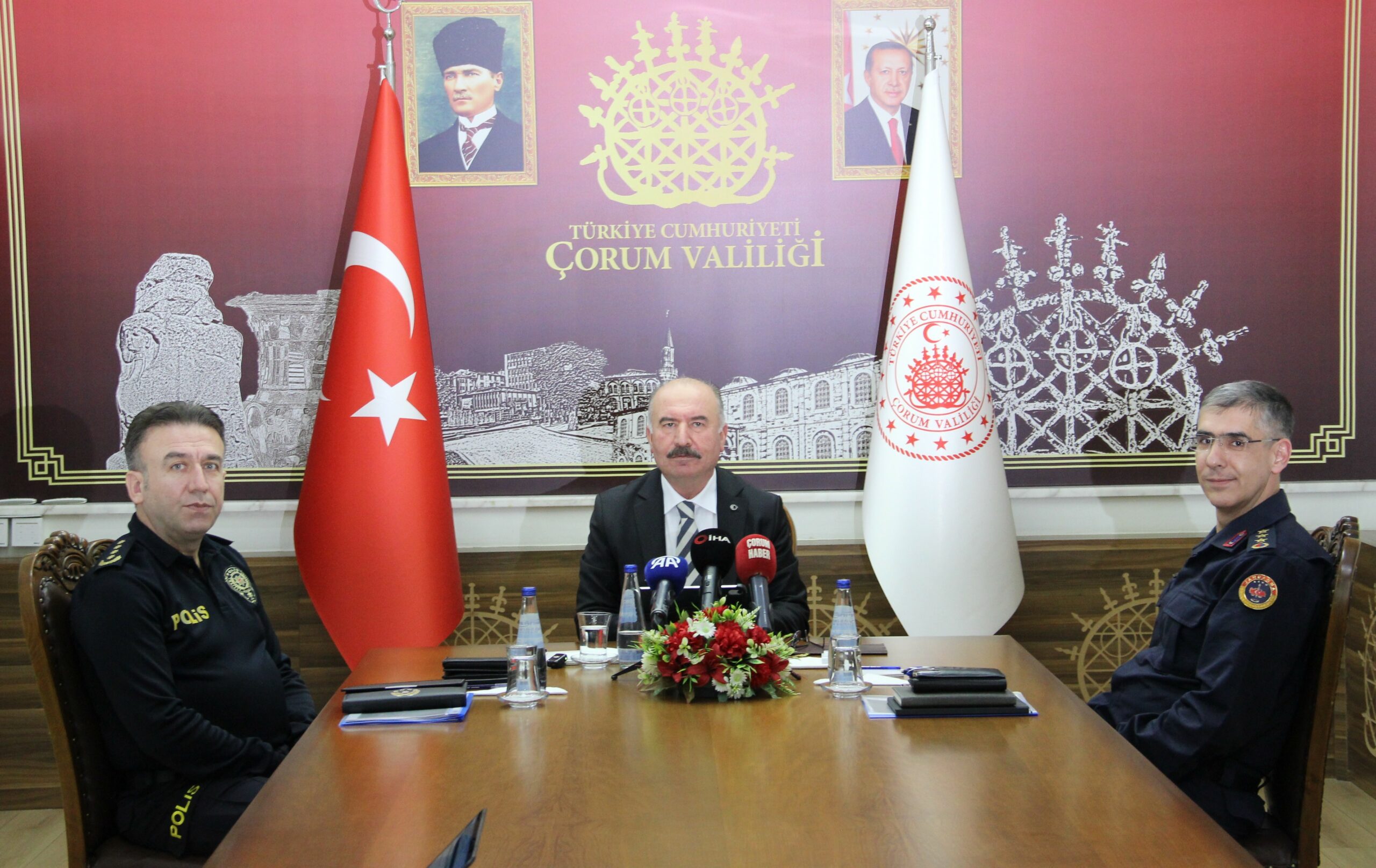 Çorum Valisi Çalgan: Kişilere karşı işlenen suçlarda genel olarak yüzde 23 azalma yaşandı