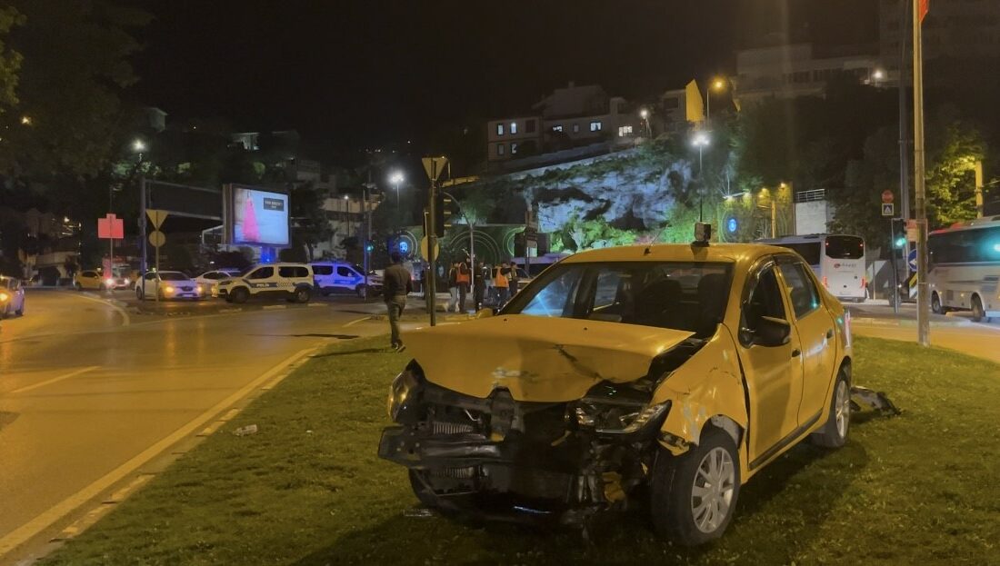 Bursa'nın Osmangazi ilçesinde gece