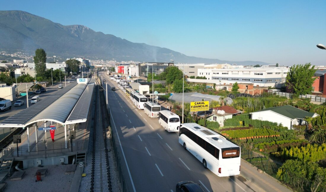 Bursa’da toplu taşıma hizmeti