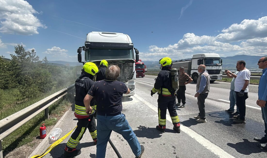 TEM Otoyolu’nun Bolu geçişinde,