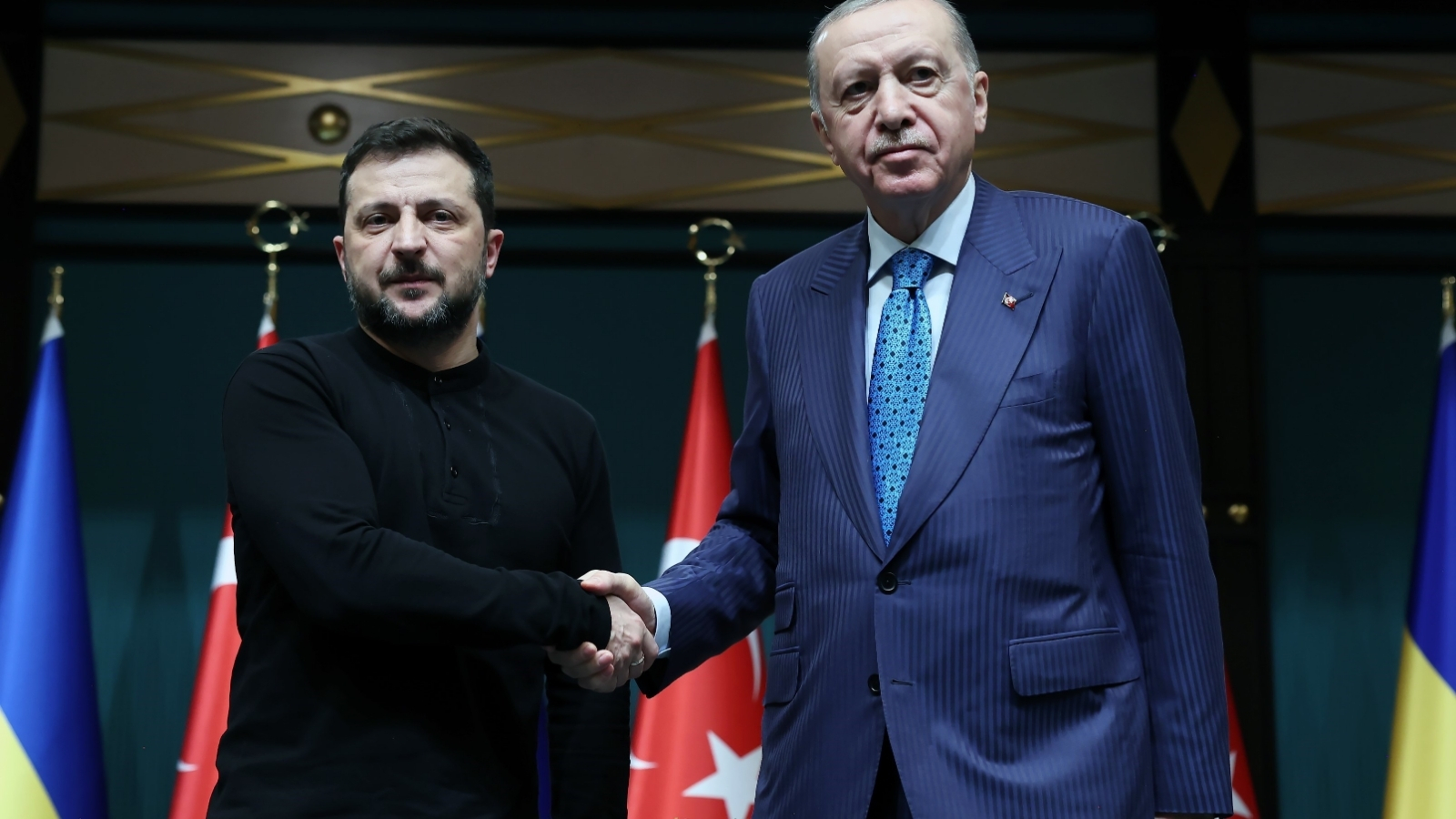 Tayyip Erdoğan, Ukrayna Devlet Başkanı Zelenskiy ile görüştü