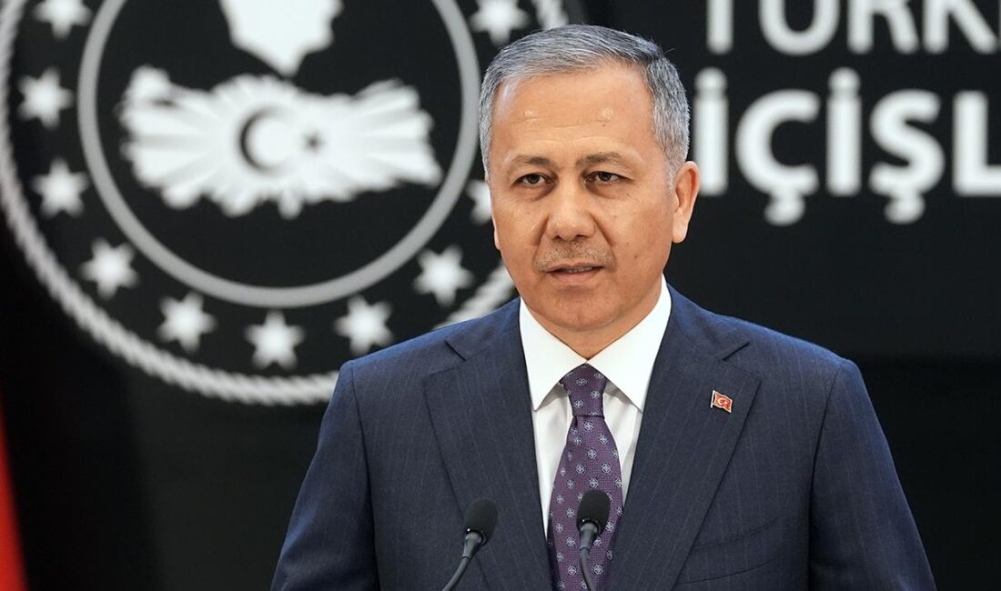 İçişleri Bakanı Ali Yerlikaya,